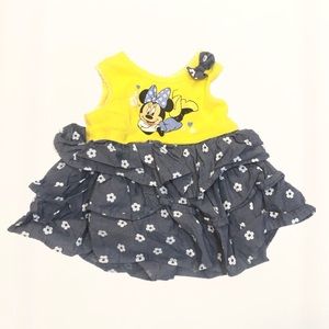 Disney Baby Yellow Dress Size 0-3M